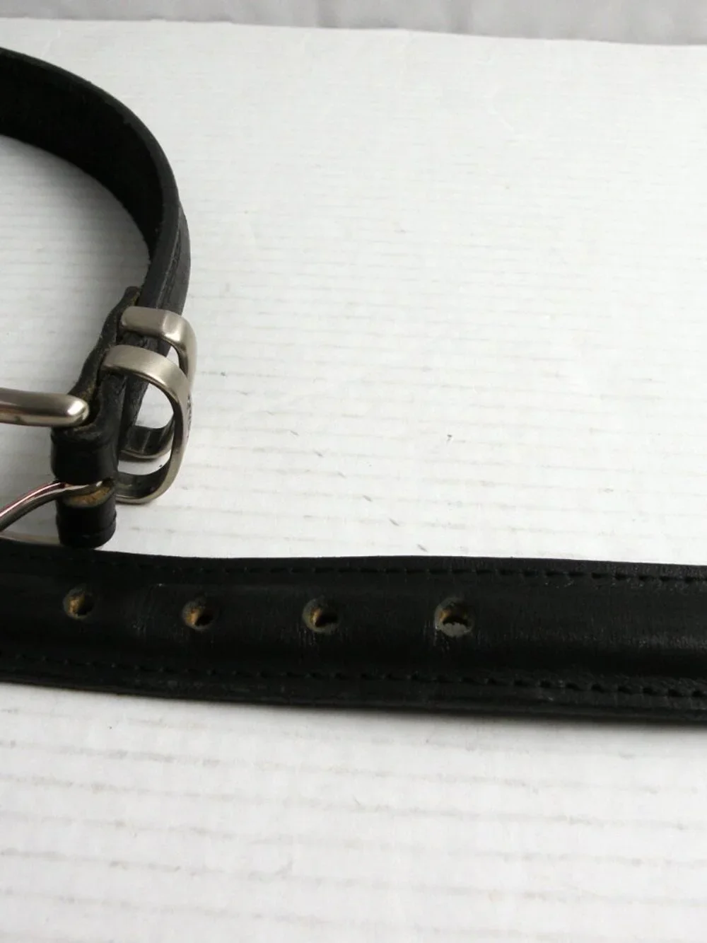 Tehama 7477 Men's Black Leather Belt 36